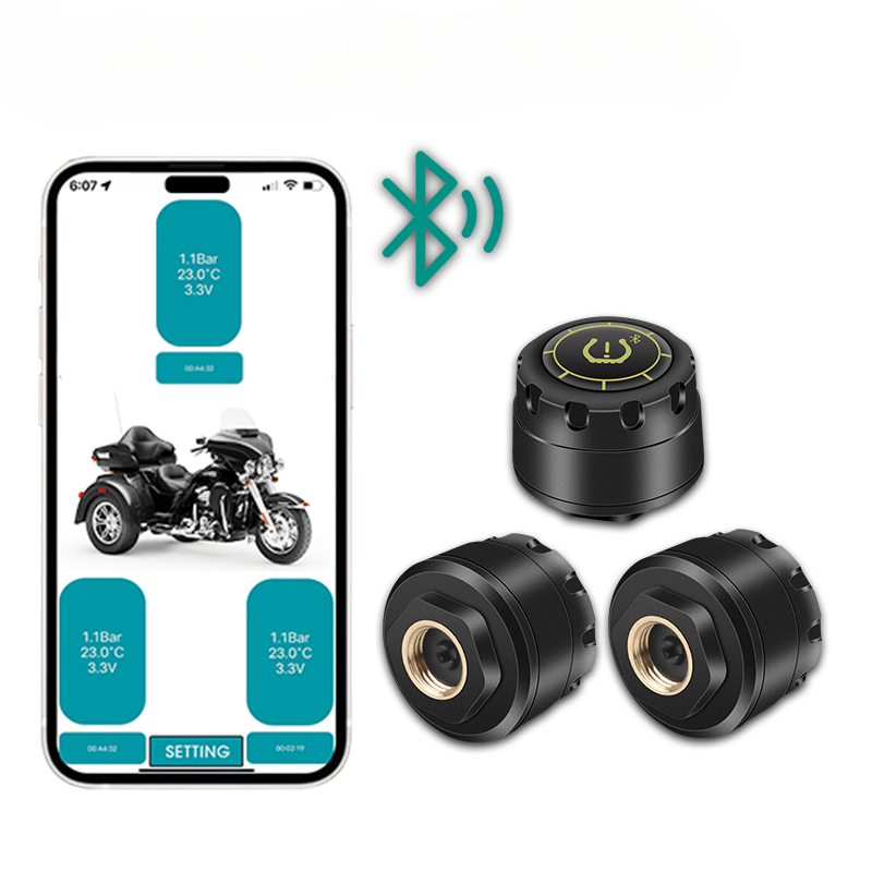 CAPTEUR PRESSION - PressureWatch™ - Noir - VeloConnecte & Sécurité