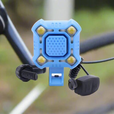 Sonnette Pour Vélo - BicycleLightBell™ - Bleu - VeloConnecte & Sécurité
