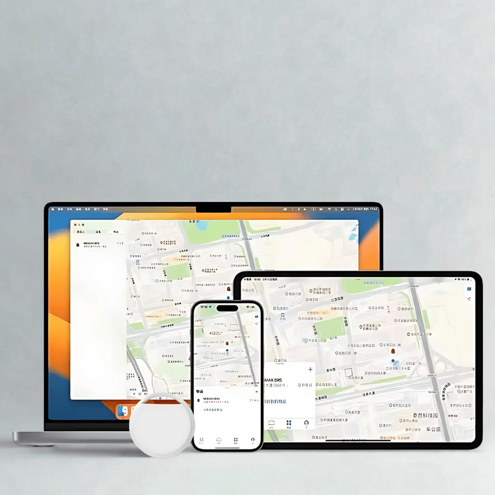 Traceur GPS Bluetooth - TrackMe™ - Blanc - VeloConnecte & Sécurité