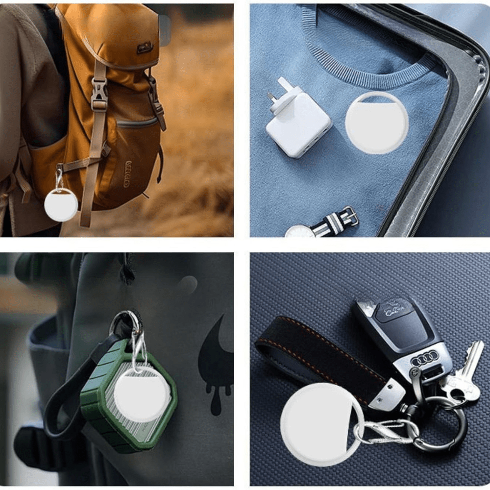 Traceur GPS Bluetooth - TrackMe™ - Blanc - VeloConnecte & Sécurité