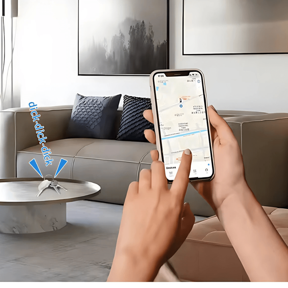 Traceur GPS Bluetooth - TrackMe™ - Blanc - VeloConnecte & Sécurité