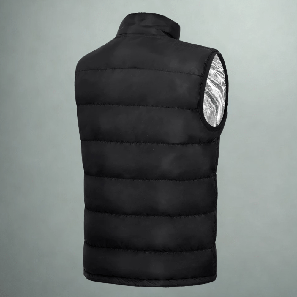 Veste Chauffante - HeatRide™ - Noir - VeloConnecte & Sécurité
