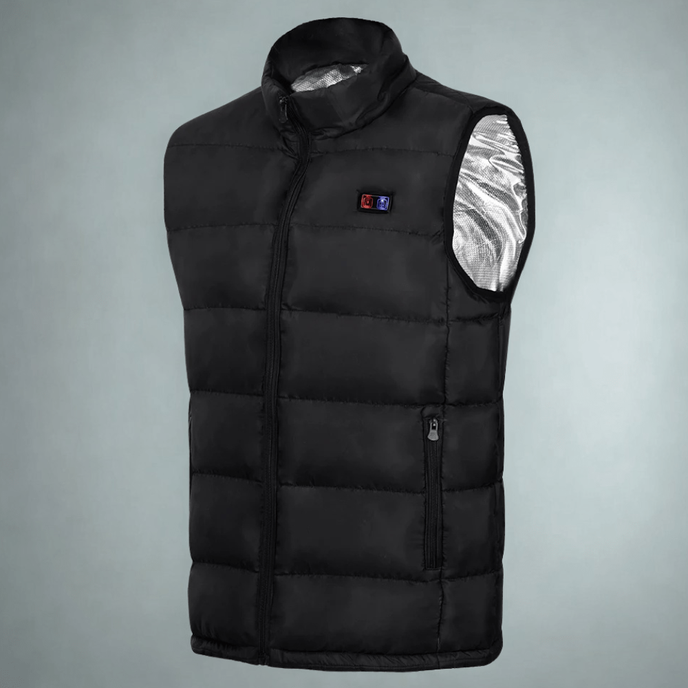 Veste Chauffante - HeatRide™ - Noir - VeloConnecte & Sécurité