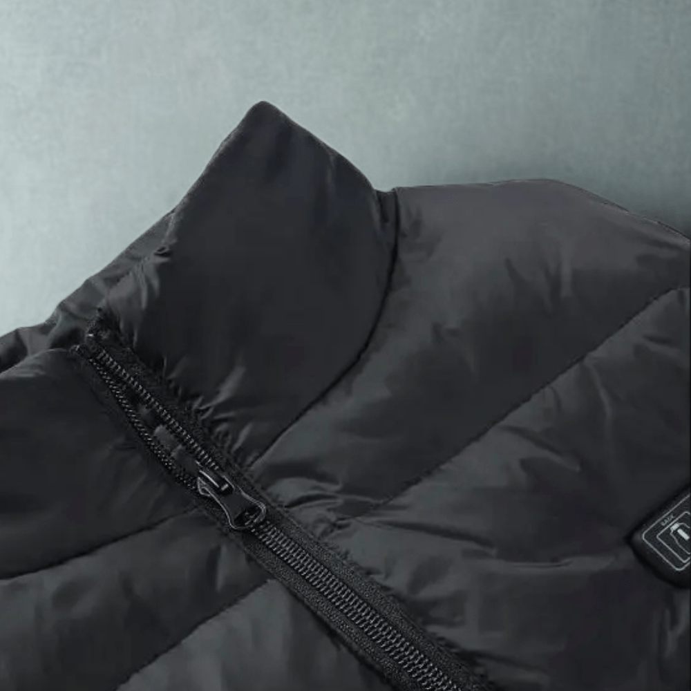 Veste Chauffante - HeatRide™ - Noir - VeloConnecte & Sécurité