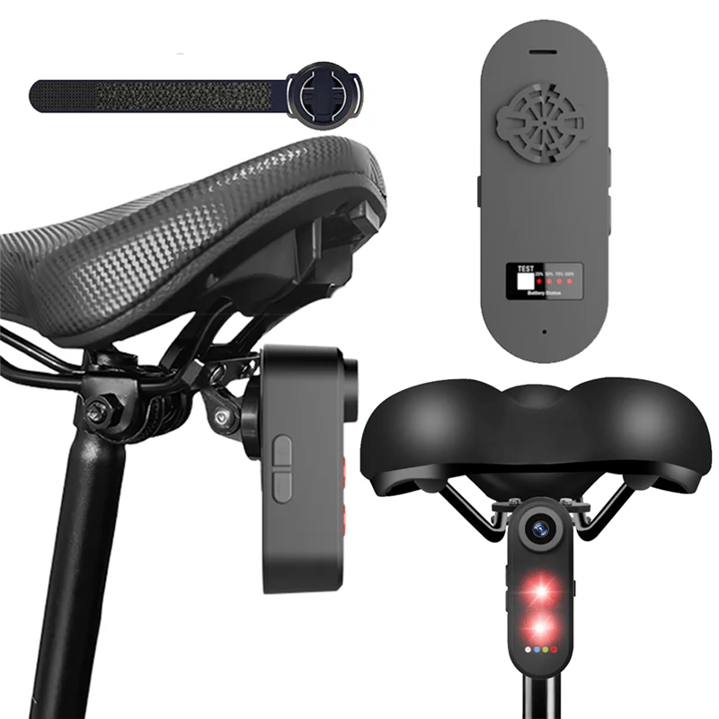 CAMERA VELO - CycleCam™ - Noir - VeloConnecte & Sécurité