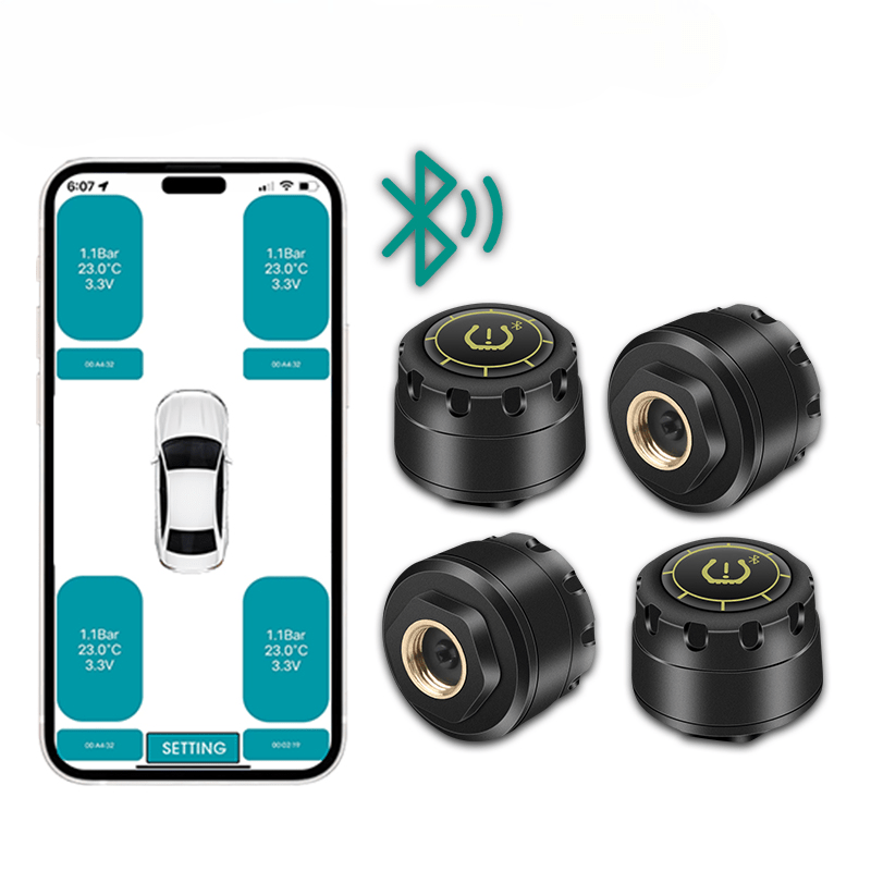CAPTEUR PRESSION - PressureWatch™ - Noir - VeloConnecte & Sécurité