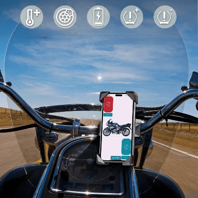 CAPTEUR PRESSION - PressureWatch™ - Noir - VeloConnecte & Sécurité