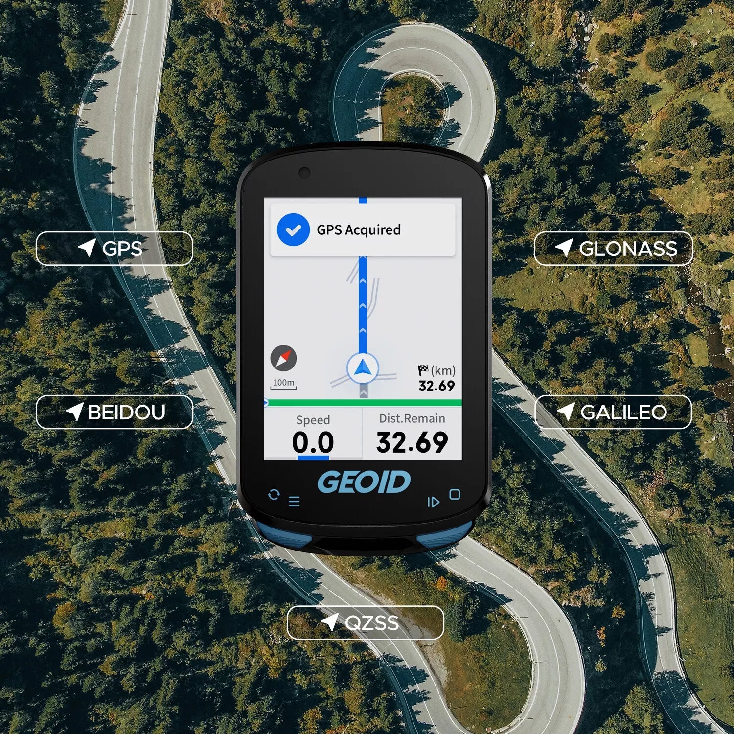 Compteur GPS pour Vélo - NavBike™ - VeloConnecte & Sécurité