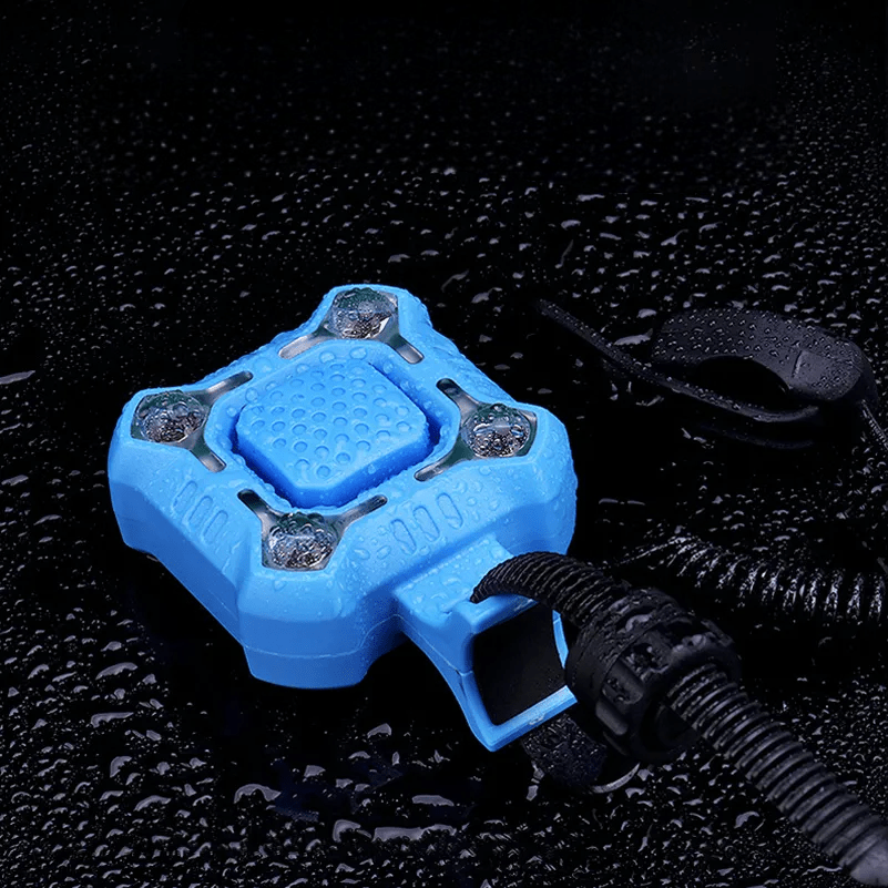 Sonnette Pour Vélo - BicycleLightBell™ - Bleu - VeloConnecte & Sécurité
