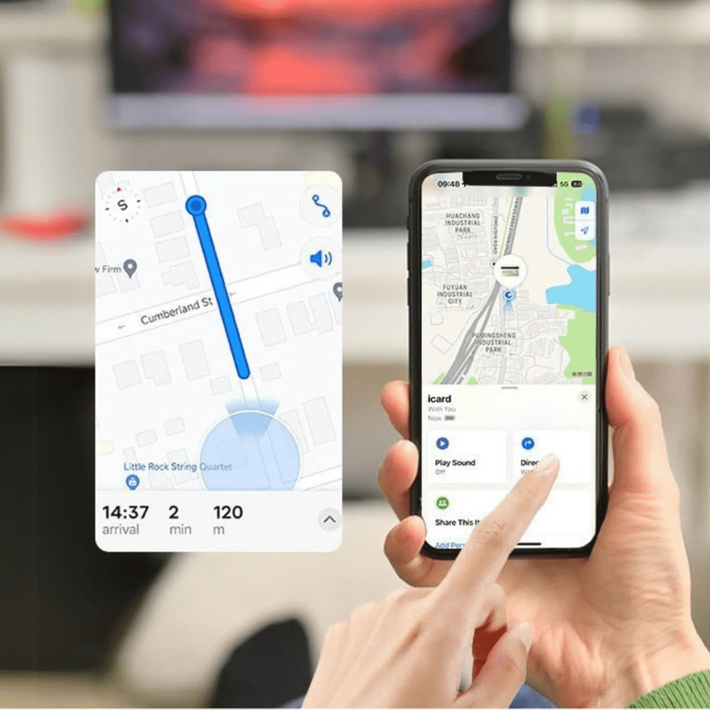 Traceur GPS Bluetooth - TrackMe™ - Noir - VeloConnecte & Sécurité