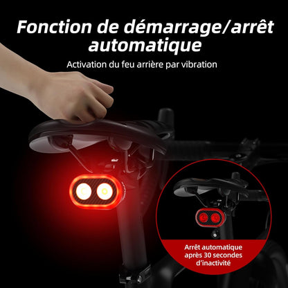 Vélo Éclairage - SmartBeam™ - Feu Arrière - VeloConnecte & Sécurité