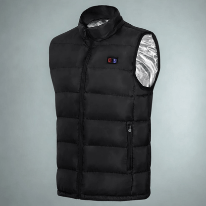 Veste Chauffante - HeatRide™ - Noir - VeloConnecte & Sécurité