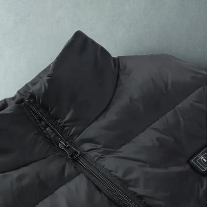 Veste Chauffante - HeatRide™ - Noir - VeloConnecte & Sécurité